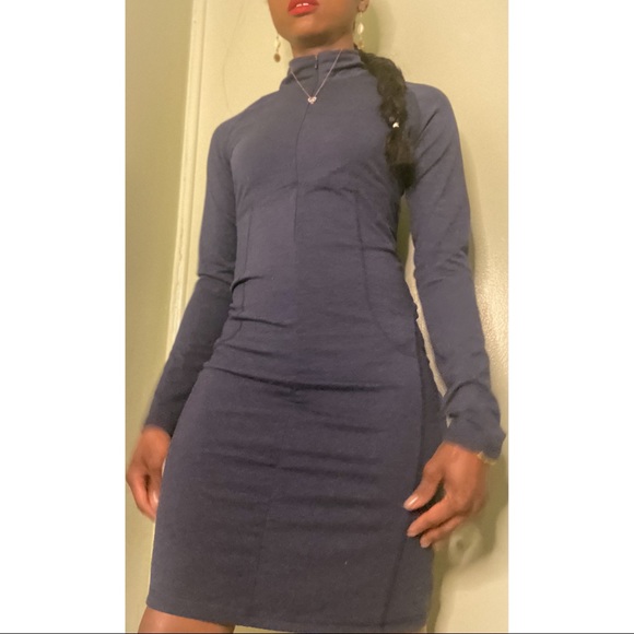 High Neck Bodycon Dress - Picture 3 of 3